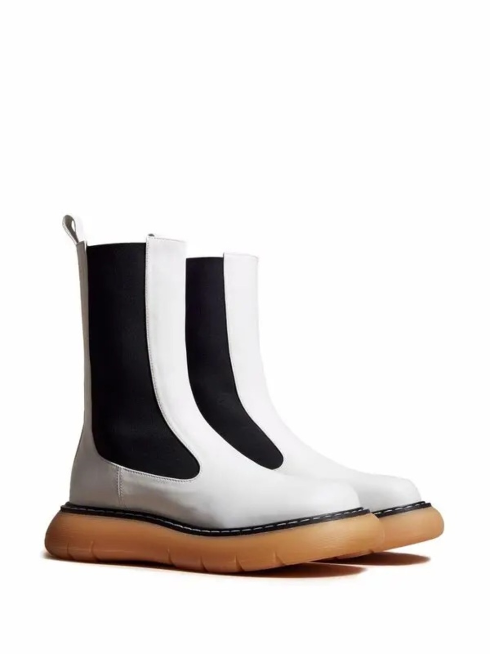 KHAITE leather blend Bleecker ankle boots size 39